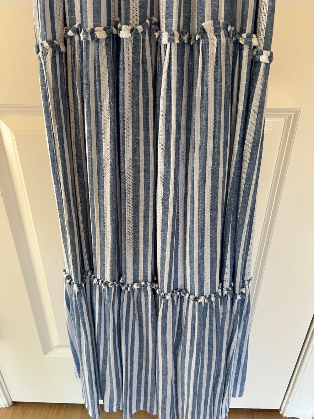 Rails Blue and White Striped Sleeveless Maxi Dress - Picture 8 of 8